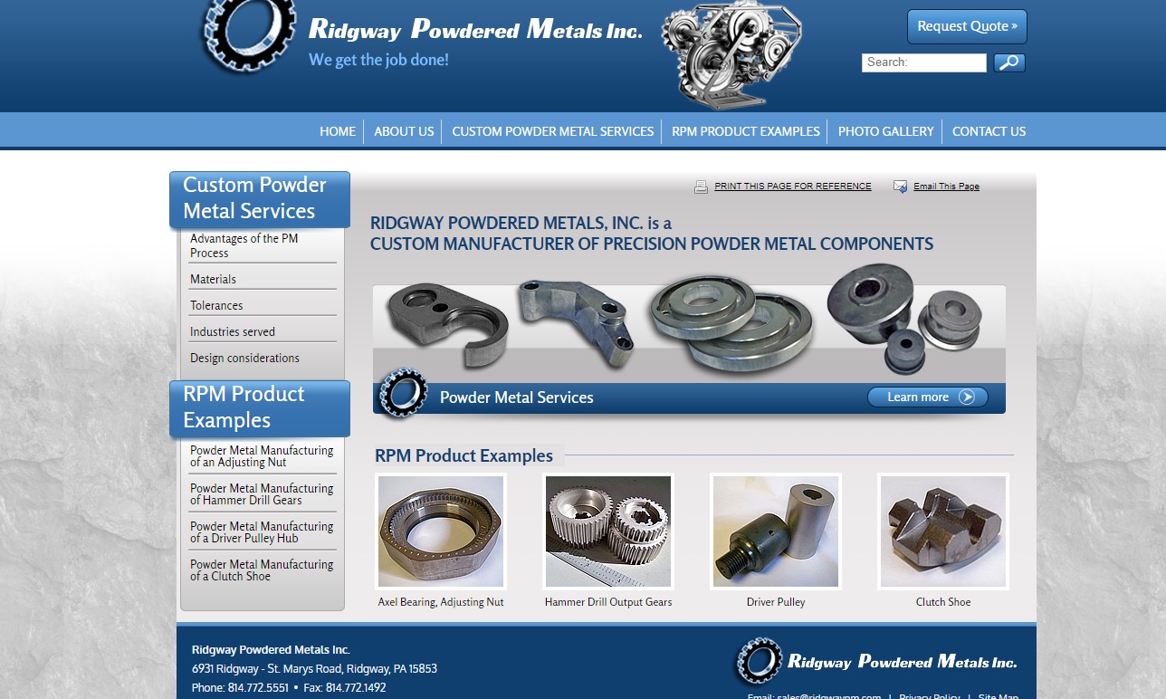 Powder Metallurgy Companies Powder Metallurgy Services