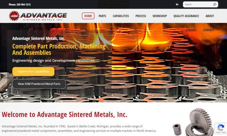 Advantage Sintered Metals, Inc.